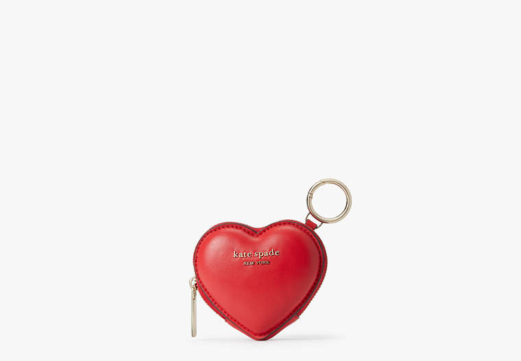 Heart 3d Coin Purse, Lingonberry, Product image number 0