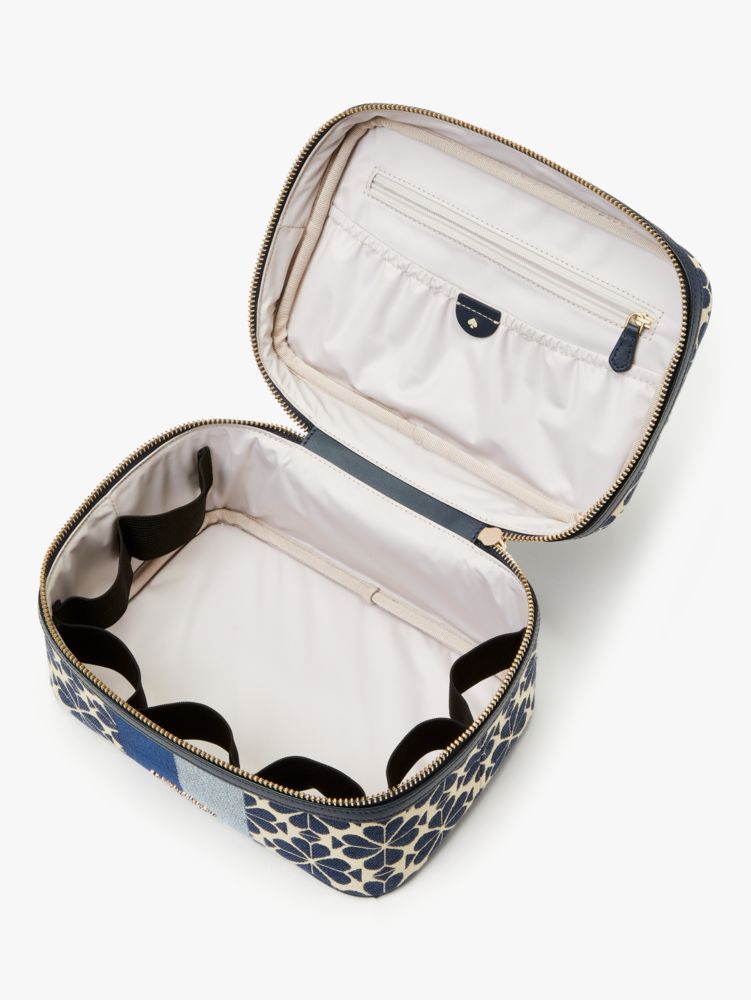 Spade Flower Jacquard Stripe Vanity Kit | Kate Spade New York