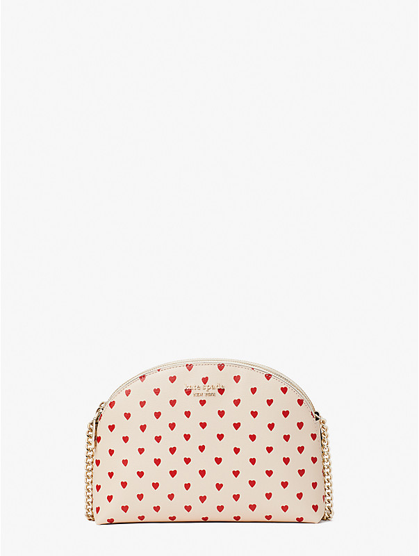 spencer hearts double-zip dome crossbody, , rr_large