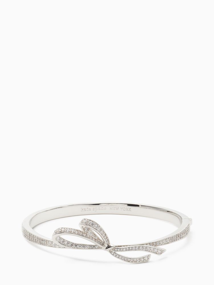 All Tied Up Pave Hinged Bangle | Kate Spade New York