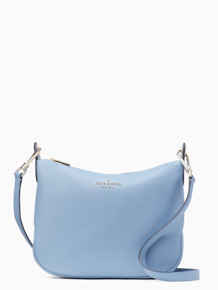 New Kate Spade Rosie Small Crossbody Pebbled Leather Celeste Blue