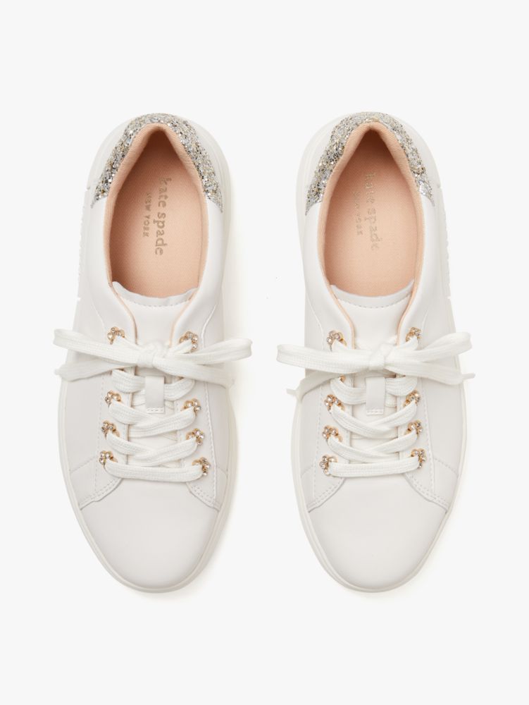 Lift Starlet Sneakers, Optic White/Silver Gold, Product