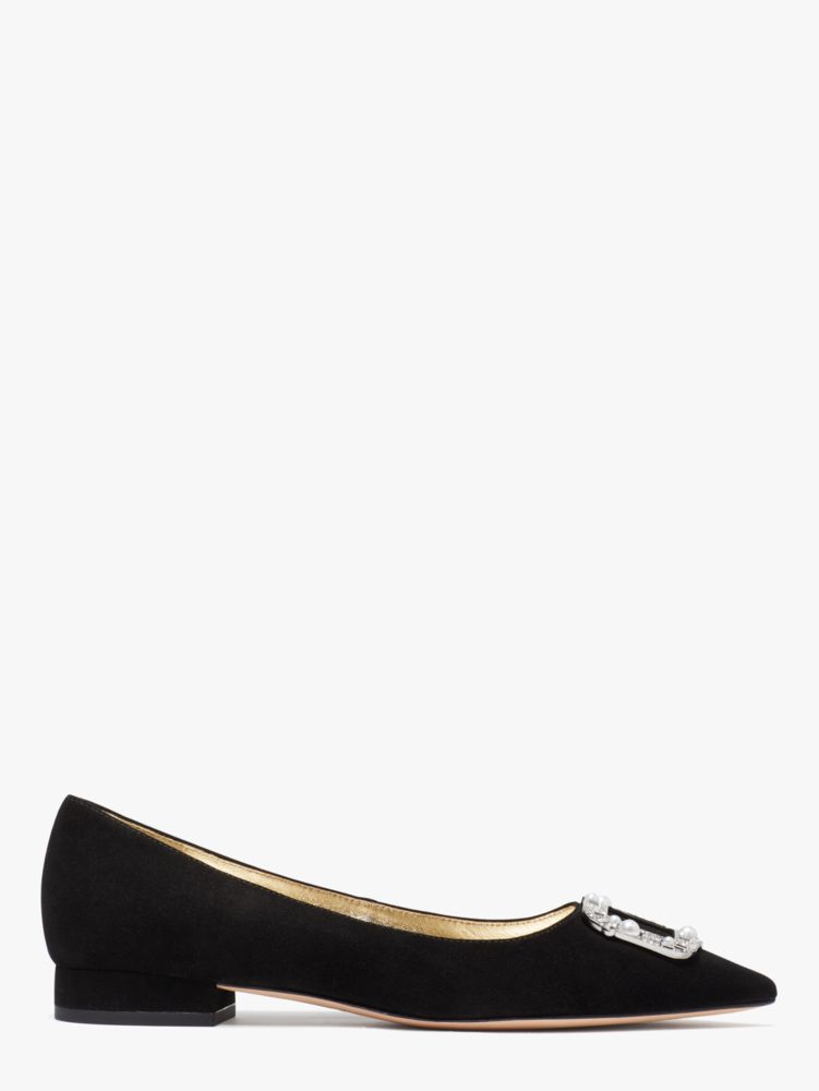 Buckle Up Flats, Black, ProductTile