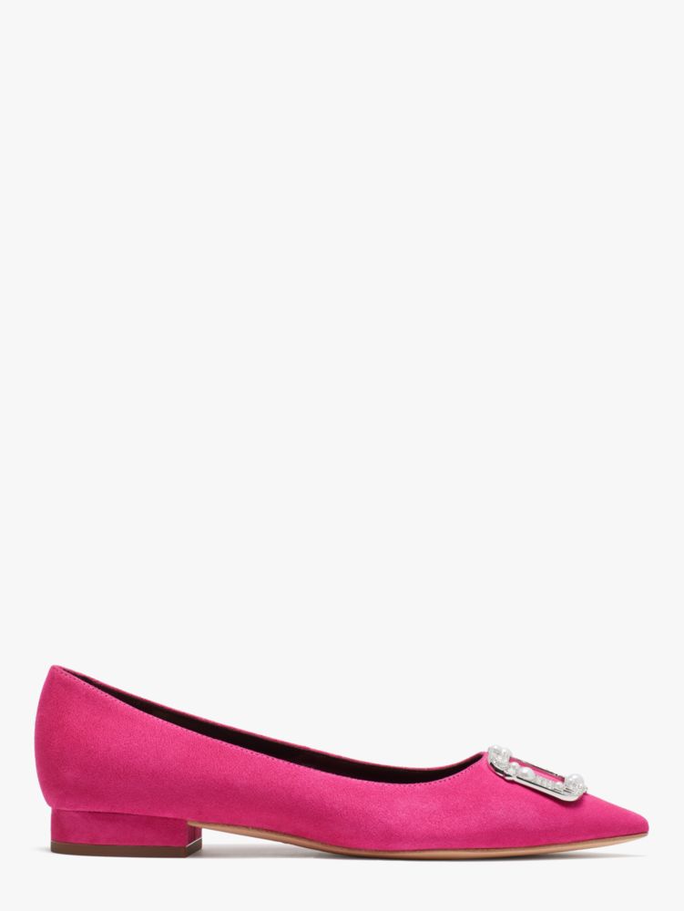 Buckle Up Flats, Festive Pink, Product