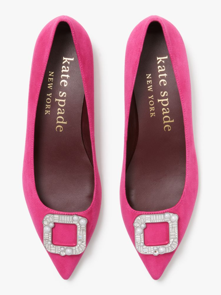 Buckle Up Flats, Festive Pink, Product