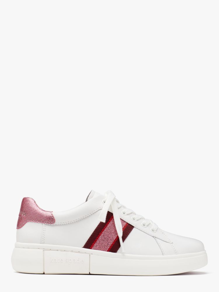 Keswick Sneakers, Optic White/Grenache, Product