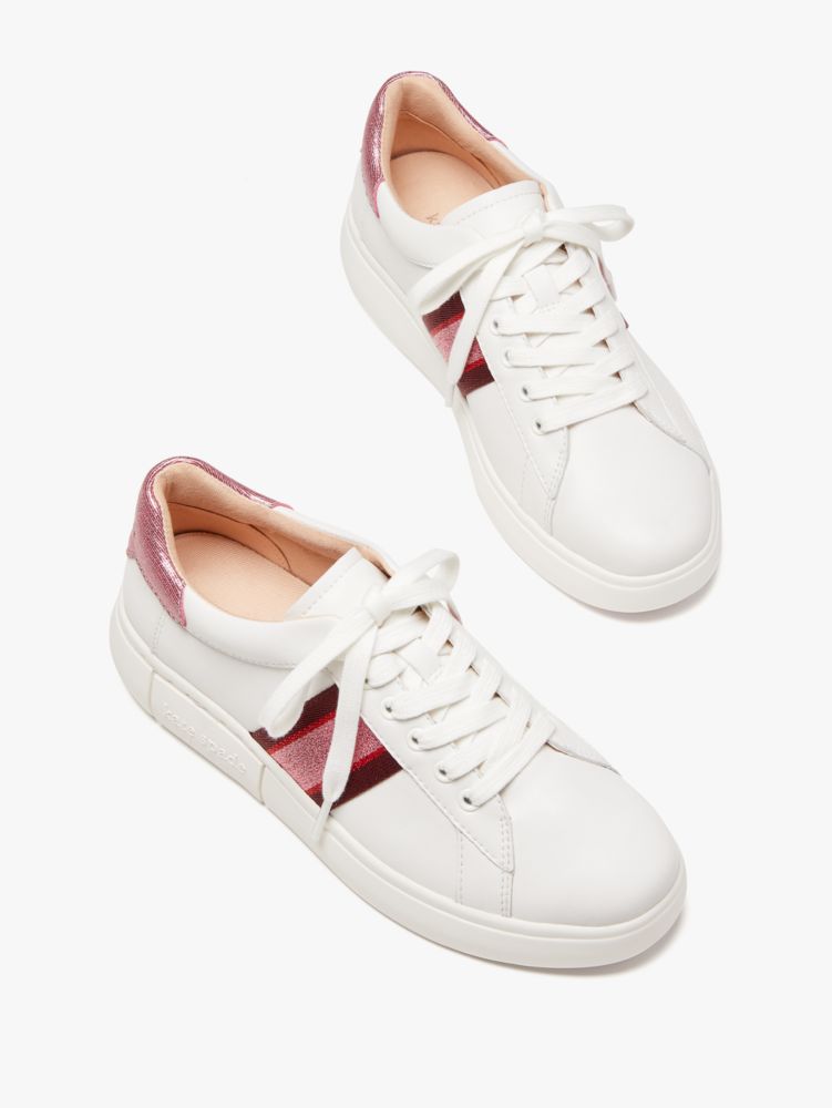 Keswick Sneakers, Optic White/Grenache, Product