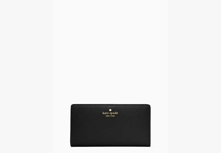 Dana Large Slim Bifold Wallet, Black, Product image number 0