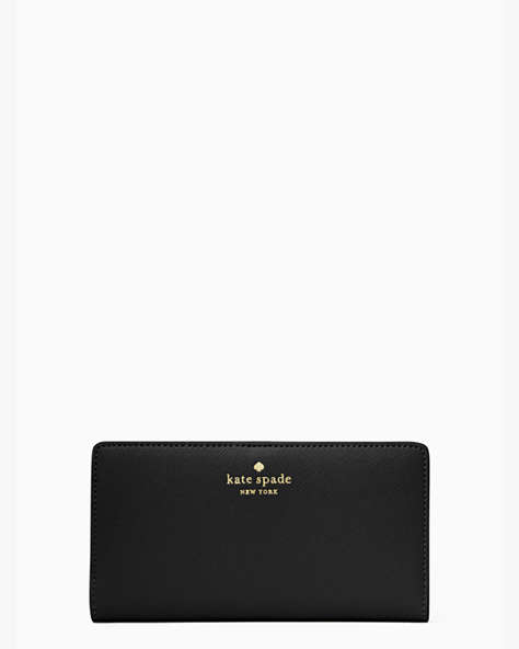 Dana Large Slim Bifold Wallet, Black, ProductTile