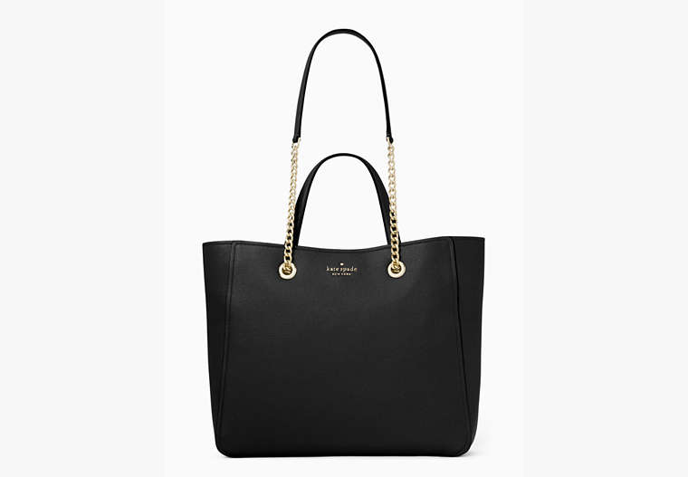 Kate Spade,infinite large triple compartment tote,tote bags,Black image number 0