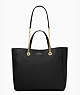 Infinite Large Triple Compartment Tote, Black, ProductTile