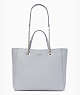 Infinite Large Triple Compartment Tote, Brushed Steel, ProductTile