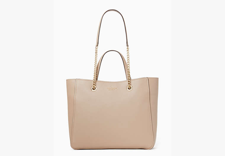 Infinite Large Triple Compartment Tote, Warm Beige, Product image number 0