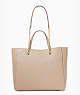 Infinite Large Triple Compartment Tote, Warm Beige, ProductTile