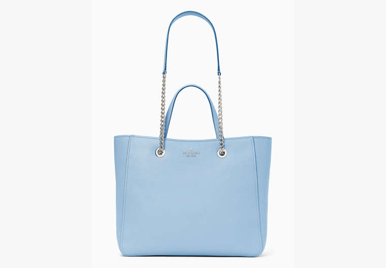 Kate Spade,infinite large triple compartment tote,tote bags,Dusty Blue image number 0