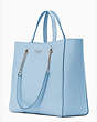 Infinite Large Triple Compartment Tote, Dusty Blue, Product