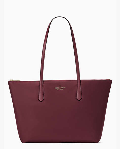 Kitt Large Tote, Deep Berry, ProductTile
