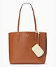 Ava Reversible Tote, Warm Gingerbread, ProductTile