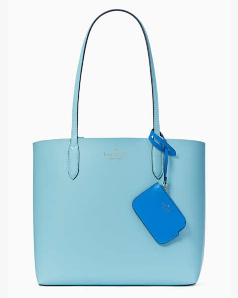 Ava Reversible Tote, Fountain Blue, ProductTile