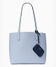 Ava Reversible Tote, Candied Flower Blue, ProductTile