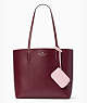 Ava Reversible Tote, Deep Berry, ProductTile