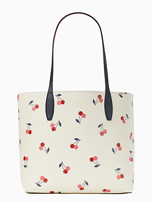 bing large reversible cherry tote by kate spade new york non-hover view