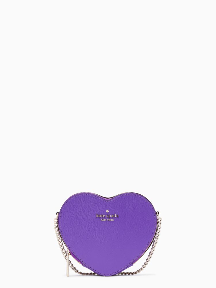 Women's pride purple love shack heart crossbody | Kate Spade New York UK