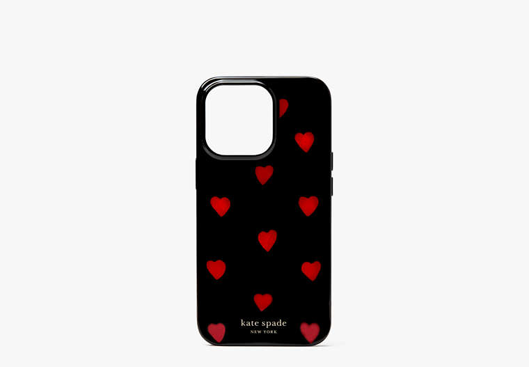 Glitter Hearts iPhone 13 Pro Case, , Product