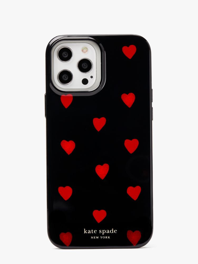 Glitter Hearts Iphone 13 Pro Max Case Kate Spade UK