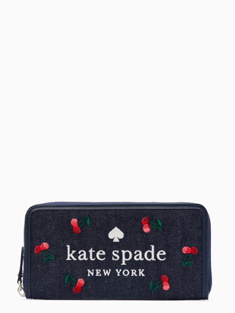 Ella Large Cherry Continental Wallet | Kate Spade Surprise