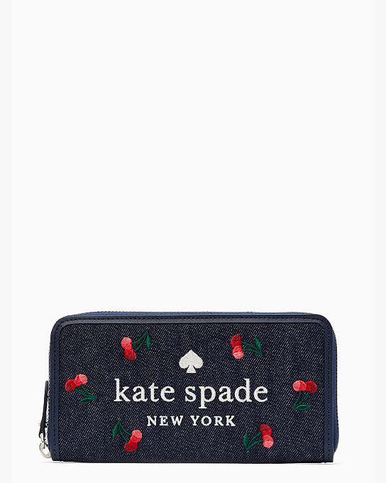 Ella Large Cherry Continental Wallet | Kate Spade Surprise