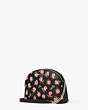 Spencer Ditsy Rose Double-zip Dome Crossbody, Black Multi, Product