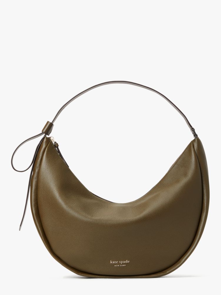 kate spade new york large pebbled leather hobo shoulder bag