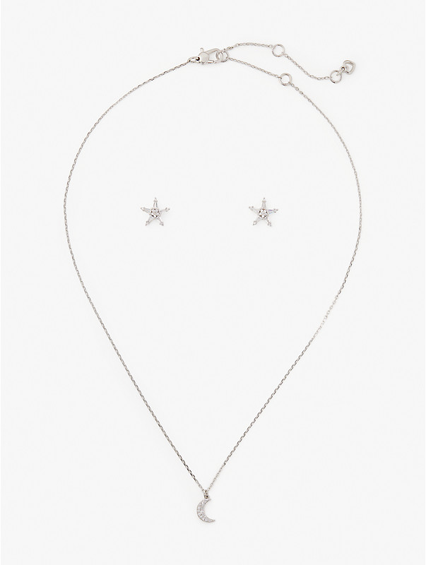 star & moon pendant & studs set, , rr_large