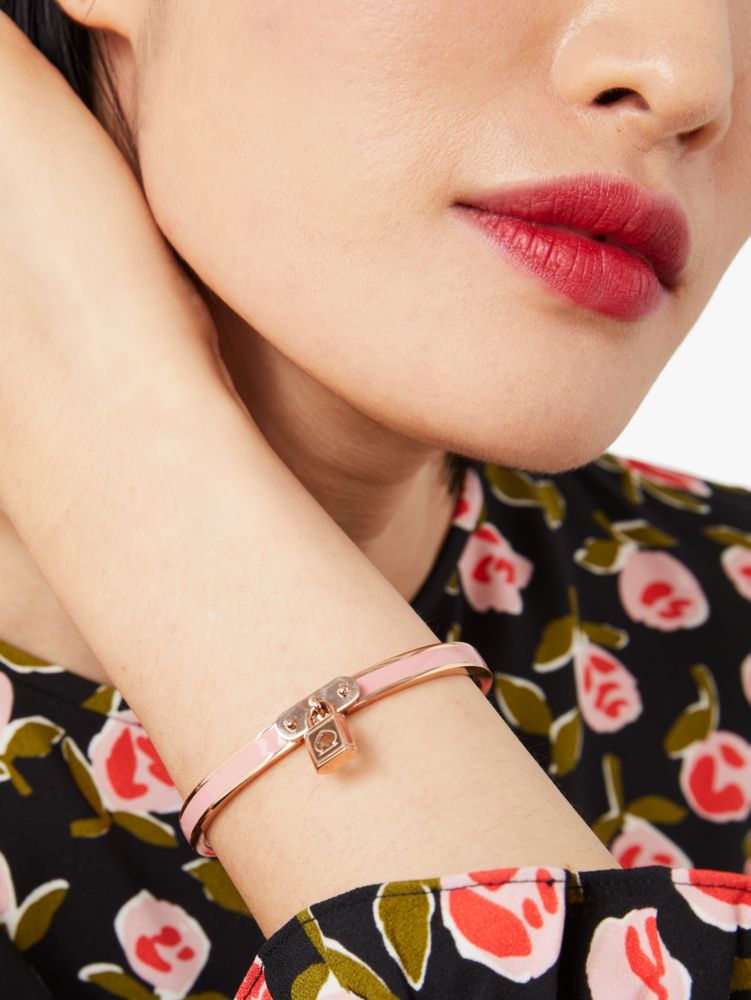 Lock And Spade Charm Bangle | Kate Spade New York