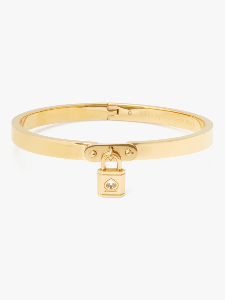 Kate Spade Lock And Spade Charm Bangle