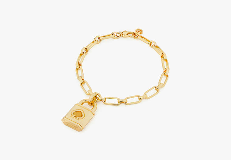 Lock And Spade Charm Bracelet, , Product