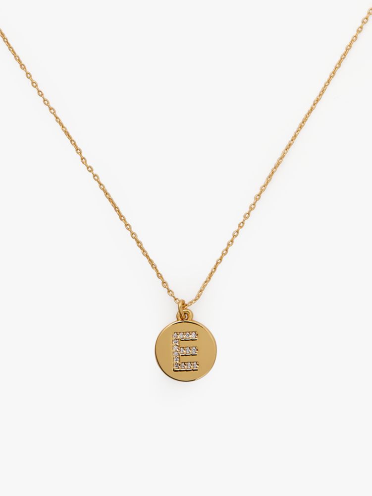 kate spade mini initial necklace