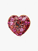 Something Sparkly Heart Ohrstecker aus Ton mit Pavé, , s7productThumbnail
