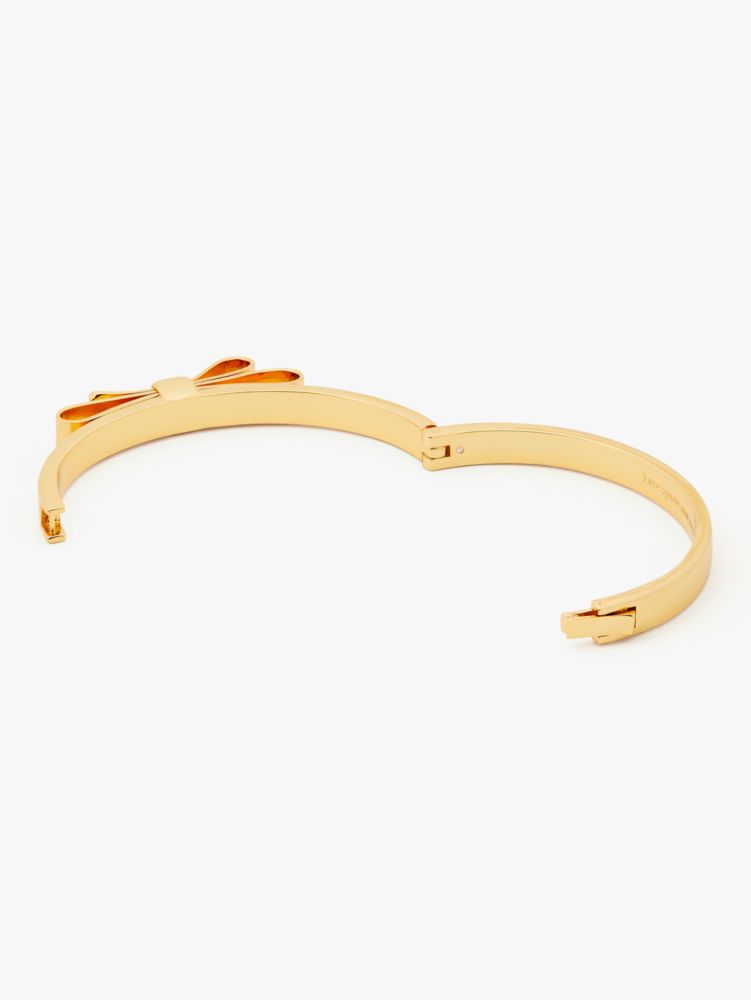 Ribbon Bow Bangle, Gold, Product