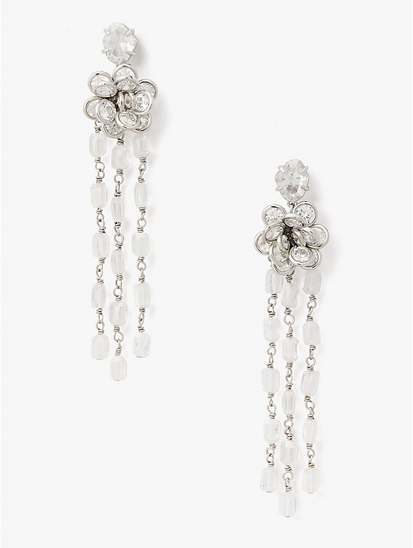 jeweled rosette statement earrings, , rr_large