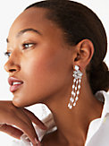 jeweled rosette statement earrings, , s7productThumbnail