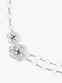 jeweled rosette double strand necklace, , s7productThumbnail