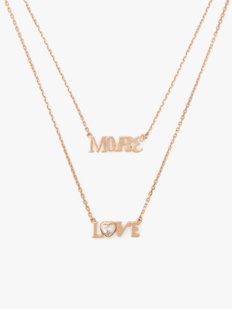 Spell It Our More Love Double Pendant | Kate Spade New York