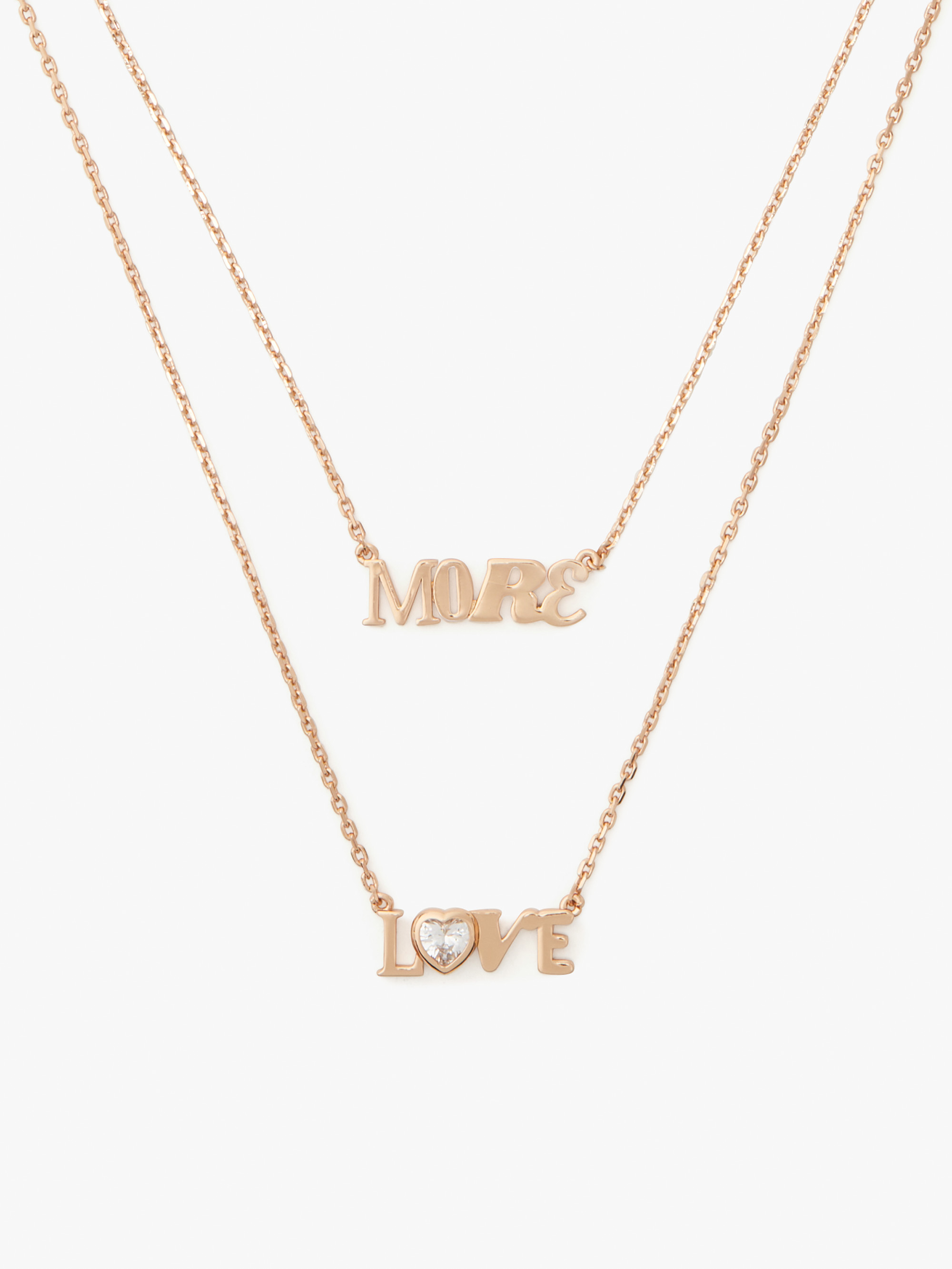 spell it our more love double pendant