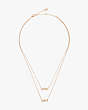Spell It Our More Love Double Pendant, Clear/Rose Gold, Product