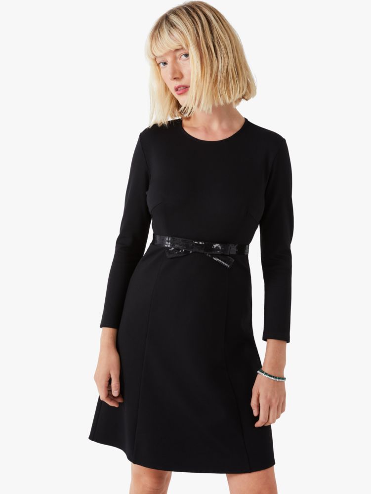 Bow Waist Ponte Dress Kate Spade New York