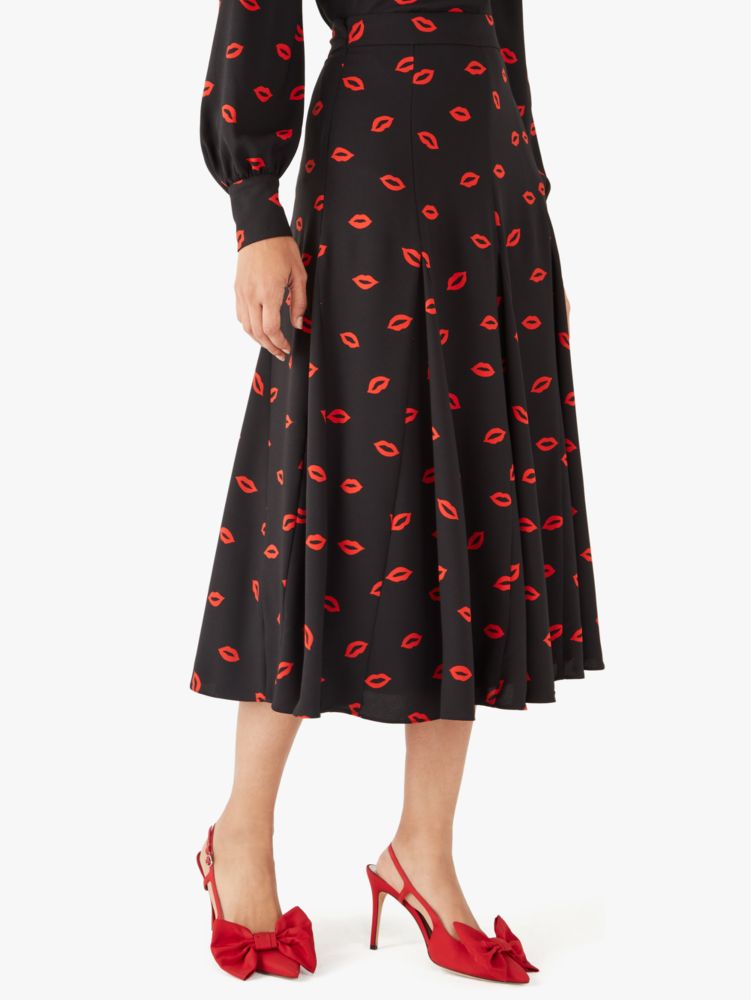 Kate Spade Kisses Fluid Skirt