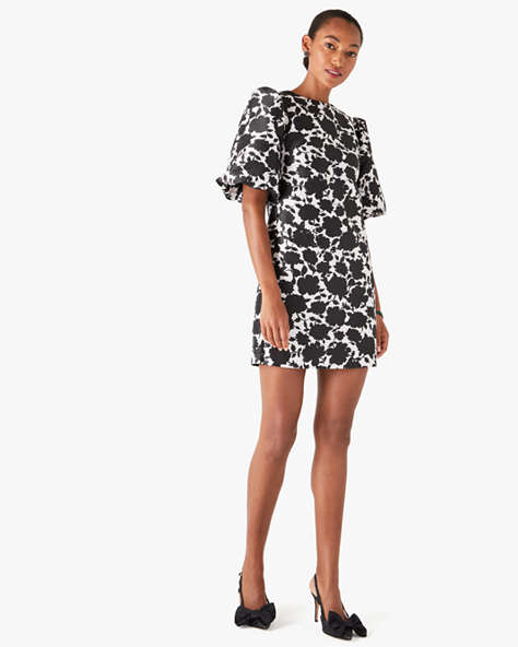 Kate Spade,bicolor floral taxi dress,dresses & jumpsuits,French Cream