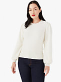 pearl-edged crewneck sweater, , s7productThumbnail